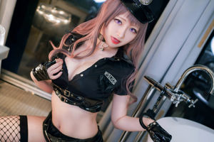 【コスプレ】COSガールArtyYati-警官網タイツ