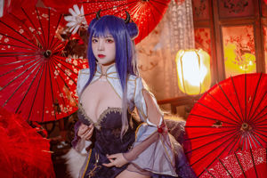 [Welfare COS] Популярный Coser Nizo Nisa - Blue Ibuki Cheongsam