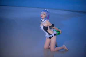 [Cosplay Photo] Populaire Coser Nizo Nisa - Maillot de bain Rem