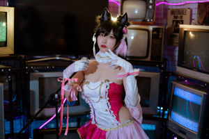 [Cosplay寫真] 人氣Coser二佐Nisa - 犬之眷之碧藍愛宕 打歌服