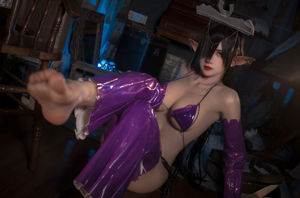 [Foto de COSER de celebridades de Internet] Anime blogger Sakura full three o'clock - Black Beast Orika Doujin