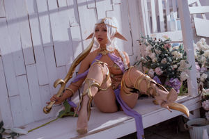 [Net Red COSER Photo] Anime blogueur Jiuqu Jean - Elf Village