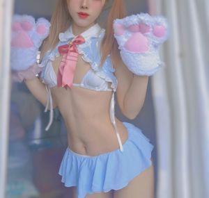 [Foto COSER Net Red] Titanio Baba-Cat Ear Maid