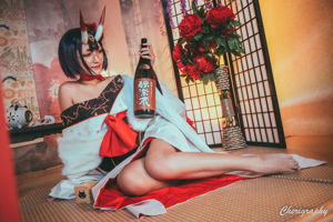 [ COS สวัสดิการ] Roroki Skull Hime - Shuten Kimono