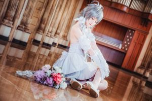 [Cosplay写真] 萌宠博主yui金鱼 - 洛天依花嫁