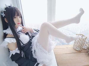 [网 红 Coser] 후루카와 가구라 "흑백 메이드"