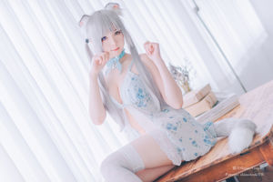 [Foto de celebridade da Internet COSER] Weibo girl paper cream month shimo - ベビードールと gray ねこ