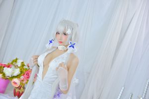 [网 红 Coser] Jiuqu Jean „Suknia ślubna”