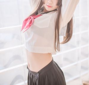 Saki Shirokin "Bộ đồ thủy thủ mờ" [lợi ích của COSPLAY]