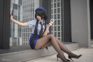 [COS Welfare] Weibo Girl Momoko Kwai Kwai - ตำรวจหญิงบ้าสามคน