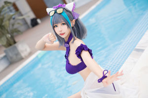 [COS Welfare] Gadis Weibo Momoko Kwai Kwai - Cheshire Shuizhi